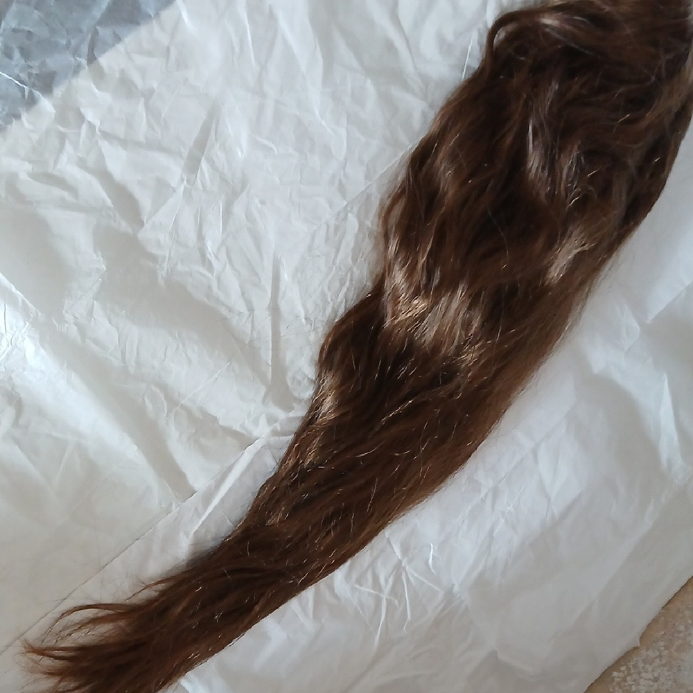 Luxurious Brown Hair Wig